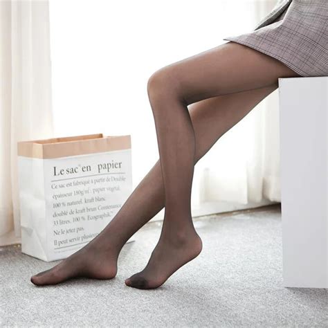 Women High Elastic Ultra Thin Tights Classic Fashion Solid Color Lady