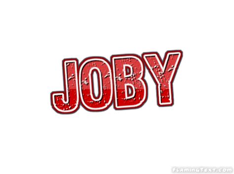 Joby ロゴ フレーミングテキストからの無料の名前デザインツール