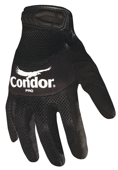 Condor General Utility Mechanics Gloves Xl Black Synthetic Leather Palm Material Pr