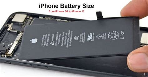Iphone Battery Size From The Old To The New You Must Know