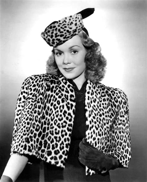 Screen Goddess Jane Wyman Vintage Hollywood Stars Leopard Fashion