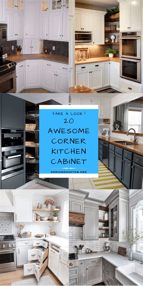 These are solutions to this common kitchen design problem. Optimize your kitchen space with corner kitchen cabinet ...