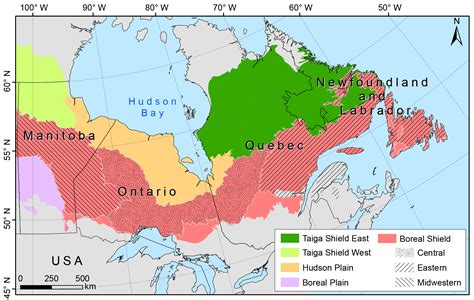 It is also part of the landforms that surround the boader. BG - The pyrogeography of eastern boreal Canada from 1901 to 2012 simulated with the LPJ-LMfire ...