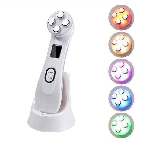 Handheld Led Light Therapy Device Radio Frequency Skin Tightening De