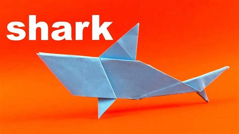 Easy Origami Shark Origami Easy Tutorial How To Make An Origami Shark