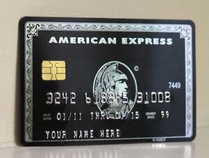 Two of its most popular cards are the black and platinum cards. American Express Black Centurion Card Amex | eBay