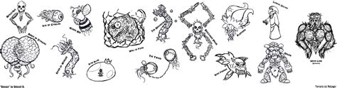 This doesn't just mean having the right equipment. Terraria - Bosses by LordEd on DeviantArt