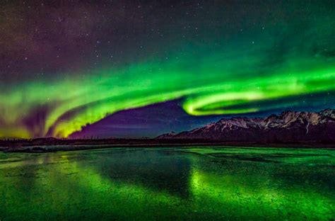 Aurora Lights In Anchorage Alaska