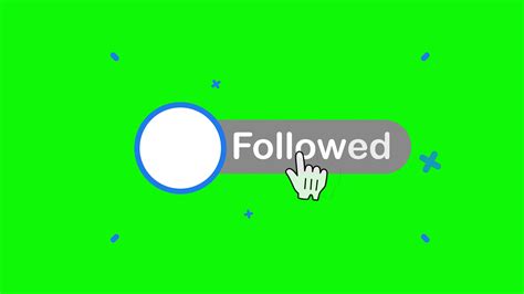 Animation Of Clicking A Follow Button On Social Media 3212770 Stock