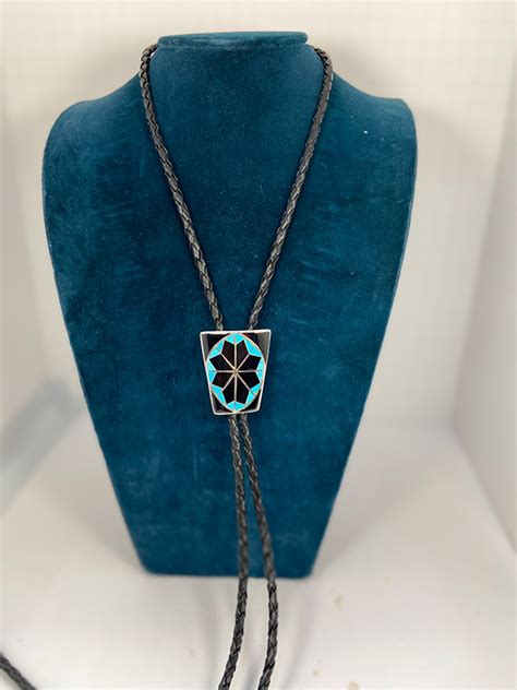 Inlay Bolo Tie Turquoise Maidens T Shop
