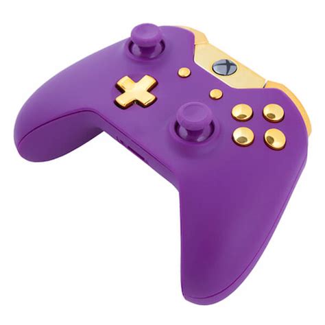 Xbox One Wireless Custom Controller Matte Purple And Gold Games