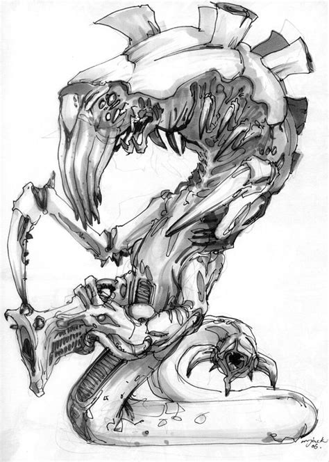 Tyranid 2 By Mr Jack On Deviantart Monster Go Tyranids Gallery Artwork Warhammer 40k Artwork