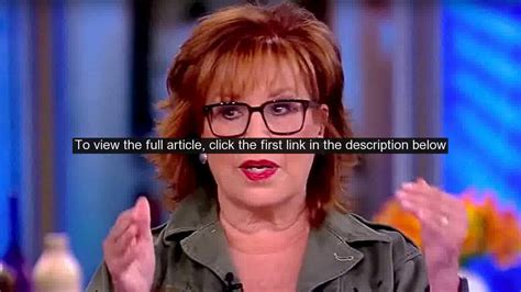 Joy Behar Says She And Her Husband Drive Around Looking For People Not Wearing Masks Youtube