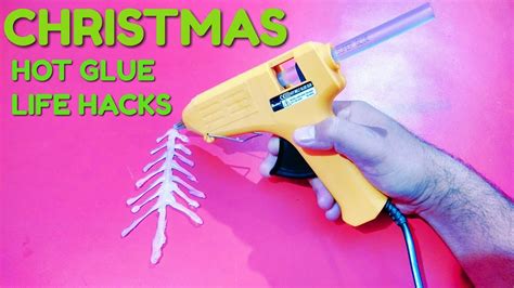 How To Make Christmas Tree From Hot Glue Gun Christmas Life Hacks