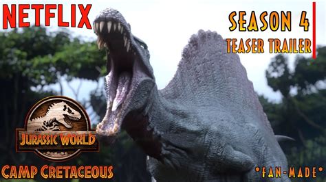 Jurassic World Camp Cretaceous Season 4 Fan Made Teaser Trailer Youtube