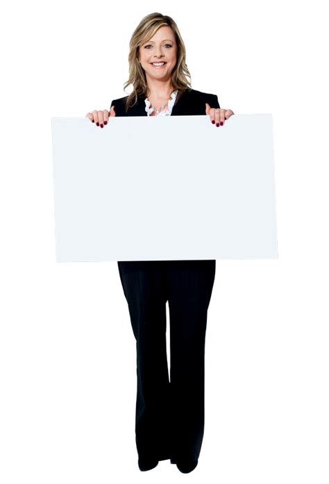 Women Holding Banner Free Commercial Use Png Image Png Play