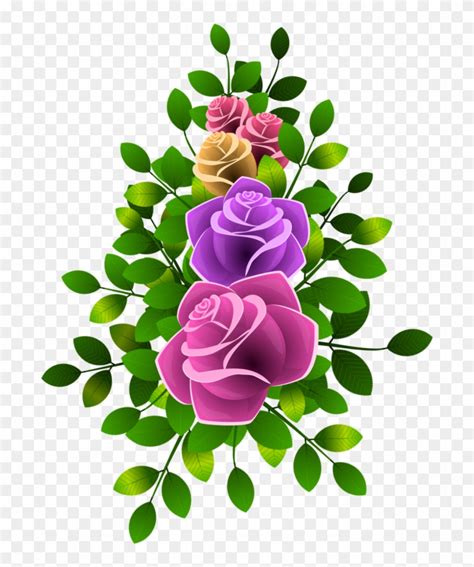 Roses Bouquet 080220171 By Aalmeidah Clip Art Bunga Mawar Free
