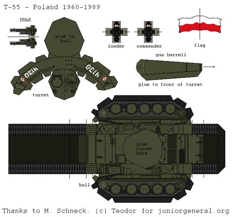 5free Tank Papercraft Template Kaydensz