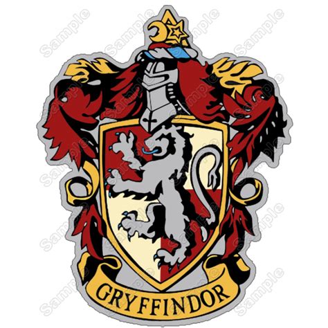 Harry Potter Gryffindor T Shirt Iron On Transfer Decal