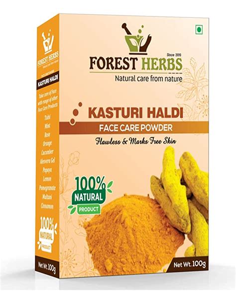 The Forest Herbs Natural Care From Nature Wild Turmeric Powderkasturi