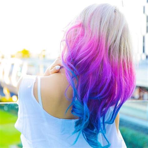 Loving This Amazing Pink And Blue Hair By The Gorgeous