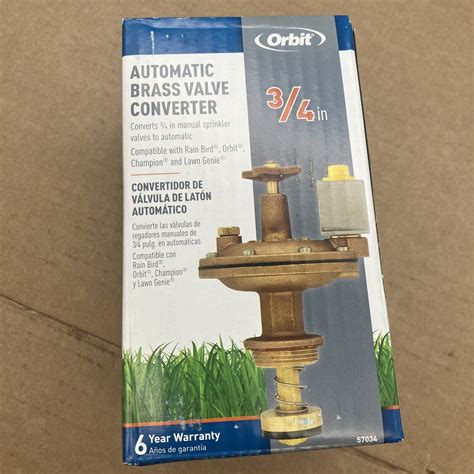 Orbit 57034 34 In Automatic Brass Calve Converter New Ebay