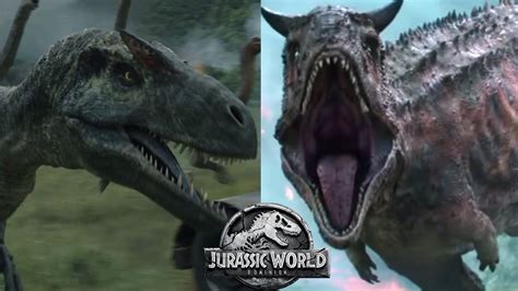 Allosaurus And Carnotaurus In Jurassic World Dominion Returning Dinosaurs Youtube