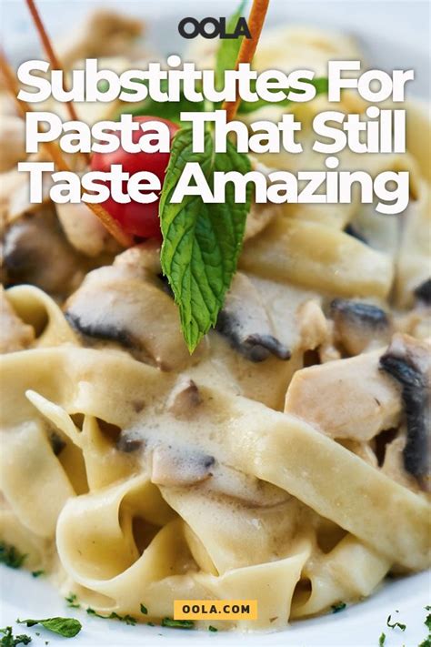 Substitutes For Pasta That Still Taste Amazing | Vegan recipes healthy ...