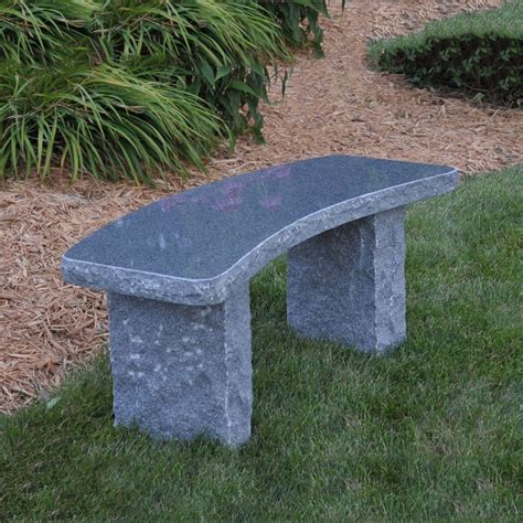 52293 Stone Age Creations Be Gr Curved Bench Concrete Garden Bench Concrete Garden Garden