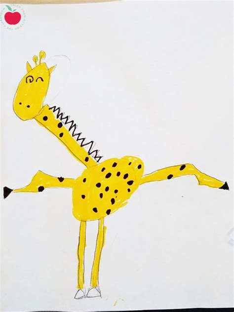Giraffe Directed Drawing Tales From Outside The Classroom