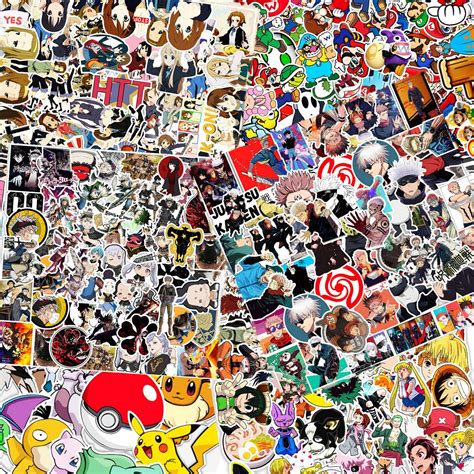 Buy 300pcs Mixed Anime Stickersclassic Anime Stickersvinyl Waterproof Stickersanime And Cool
