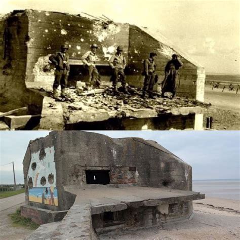 Utah Beach World War Two Then And Now Pictures Wwii Photos