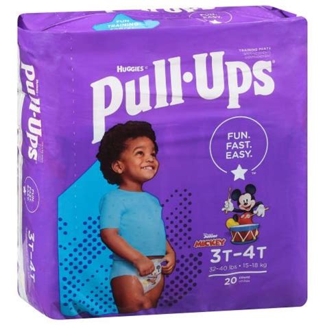 Pull Ups Mickey Training Pants Size 3t 4t 32 40 Lbs Huggies 20 Diapers Delivery Cornershop