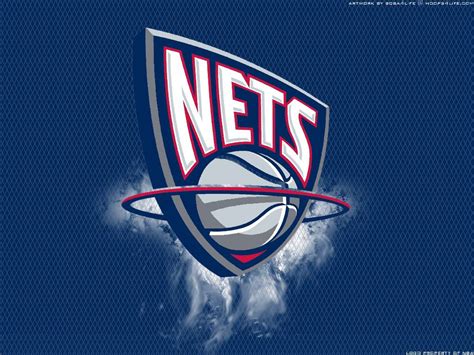 Nba Basketball Wallpaper New Jersey Nets Nba Club Logo Wallpaper