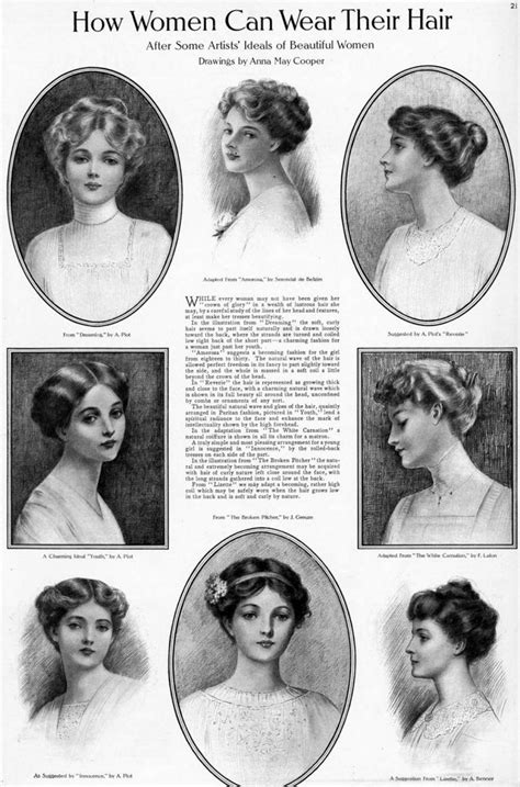 Pretty Vintage Hairstyles For Women From The 1910s Click Americana