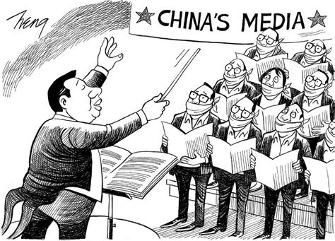 Cartoon Heng On Media Censorship In China The New York Times