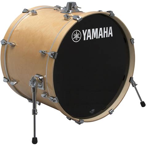Yamaha Stage Custom Birch Bass Drum 20 X 17 In Natural Wood Musician