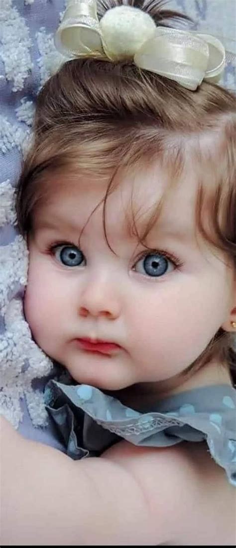 Girl Baby With Blue Eyes So Cute Blue Eyed Baby Cute Baby Girl