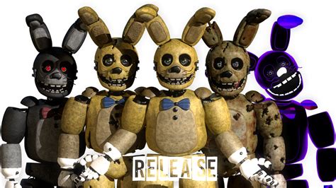 Fnafc4d Spring Bonnie V8 Edit Pack V2 Release By Mrsn2005 On Deviantart