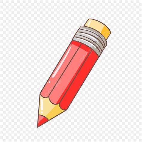 قلم رصاص أحمر قلم جميل القرطاسية التعلم من جهة رسم قلم رصاص القصاصات الفنية كرتون قلم رصاص