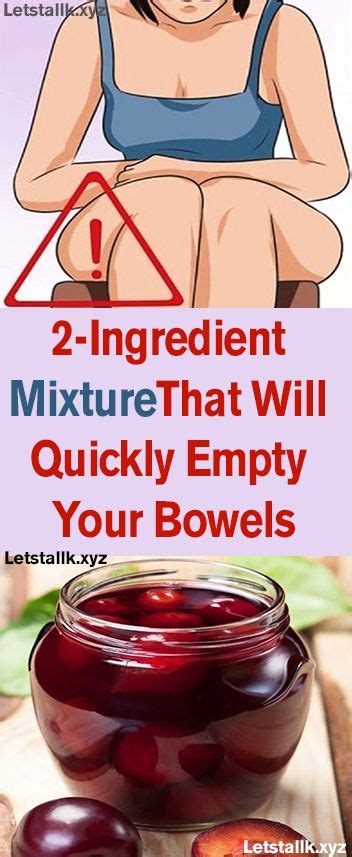 2 Ingredient Mixture That Will Quickly Empty Your Bowels Bowels