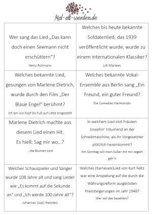 Muttertags quiz senioren / mal alt werden sommer from i0.wp.com weitere ideen zu senioren, beschäftigung für senioren, aktivierung senioren. Das große Schlagerquiz. Mit 50 tollen Rätselkarten