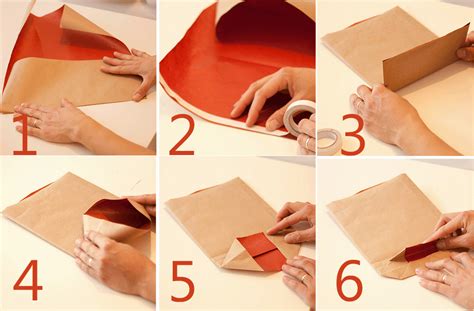 C Mo Hacer Bolsas De Papel Para Envolver Regalos De Navidad