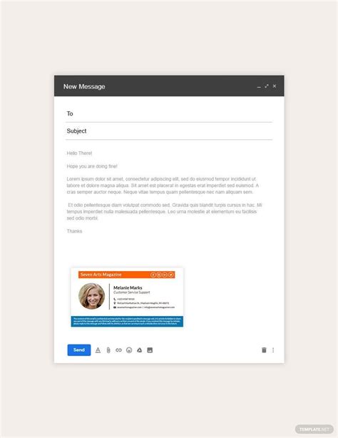 Responsive Email Signature Template In Html5 Psd Outlook Download