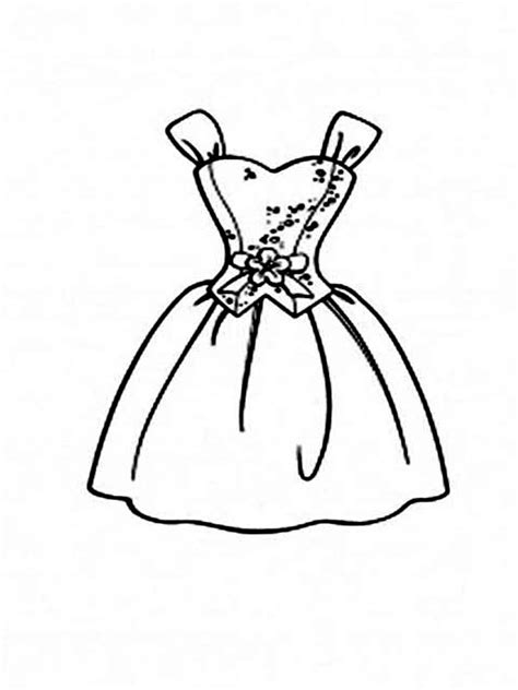 Desenhos De Lindo Vestido Para Princesa Para Colorir E Imprimir Vlr