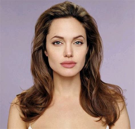 Angelina Jolie Long Loose Hairstyle Casual Evening