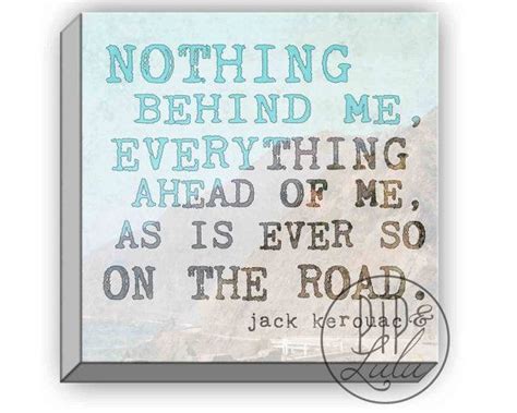 On The Road Jack Kerouac Print On Canvas Typographic Print