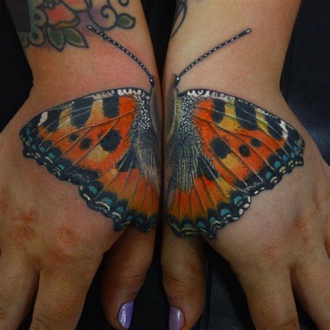 Matching Butterfly Tattoo On Hands Best Tattoo Ideas Gallery