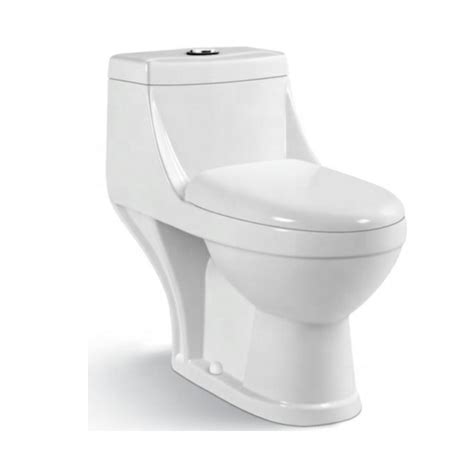Sairi Dual Flush Elongated One Piece Toilet With Soft Closing Seat