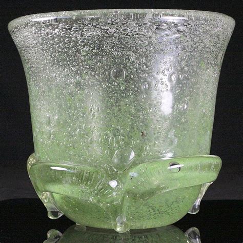 Massive Bubble Glass Vase By Schneider From Scholaertcassel On Ruby Lane